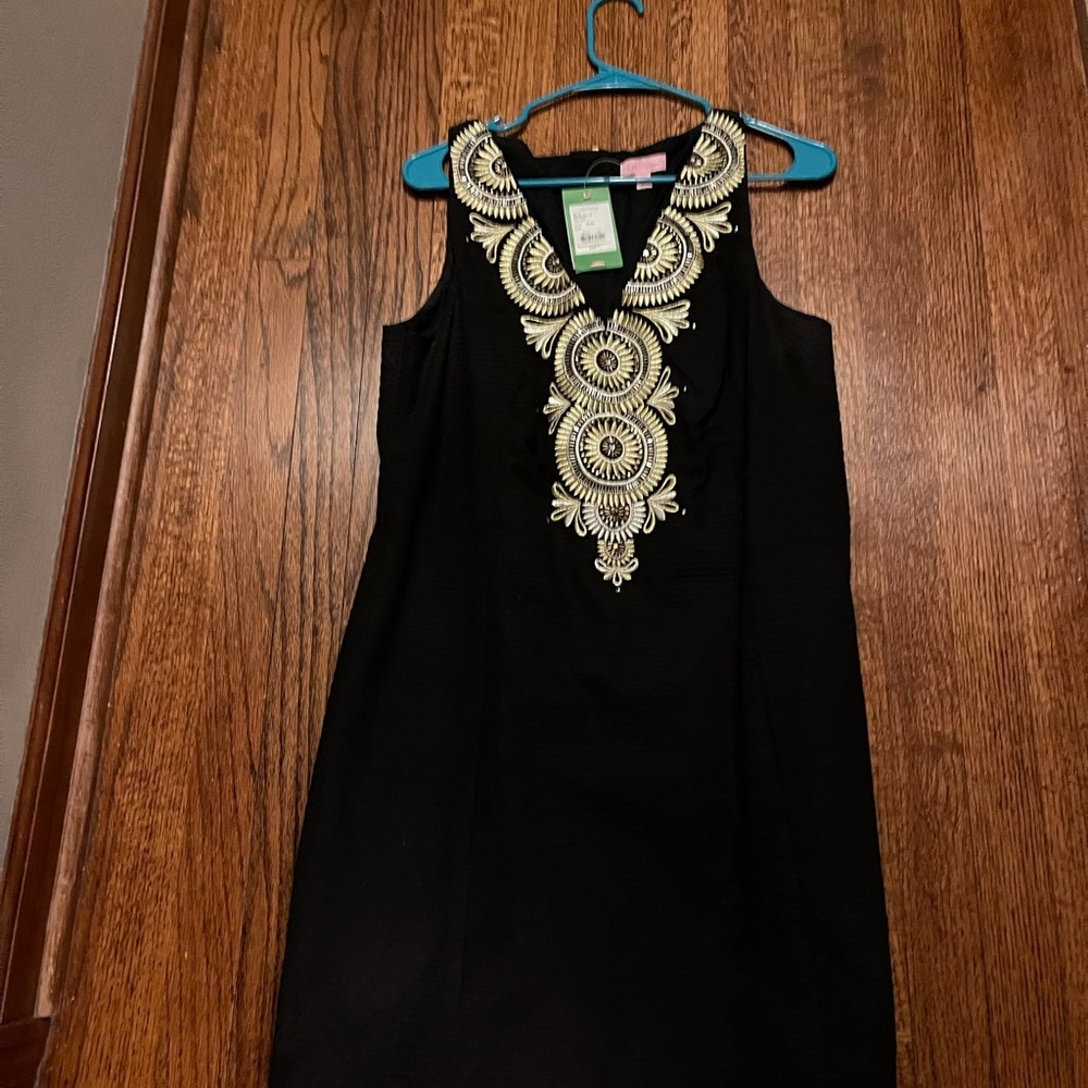 Lilly Pulitzer Black Dress Size 12 *BRAND NEW*